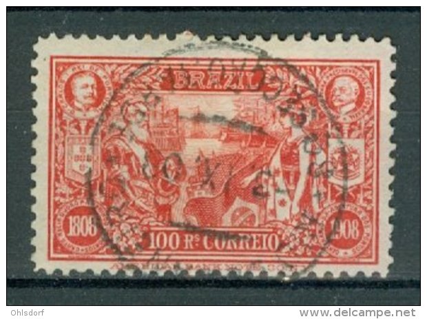 BRASIL 1908: YT 143 / Sc 190, O - FREE SHIPPING ABOVE 10 EURO - Used Stamps