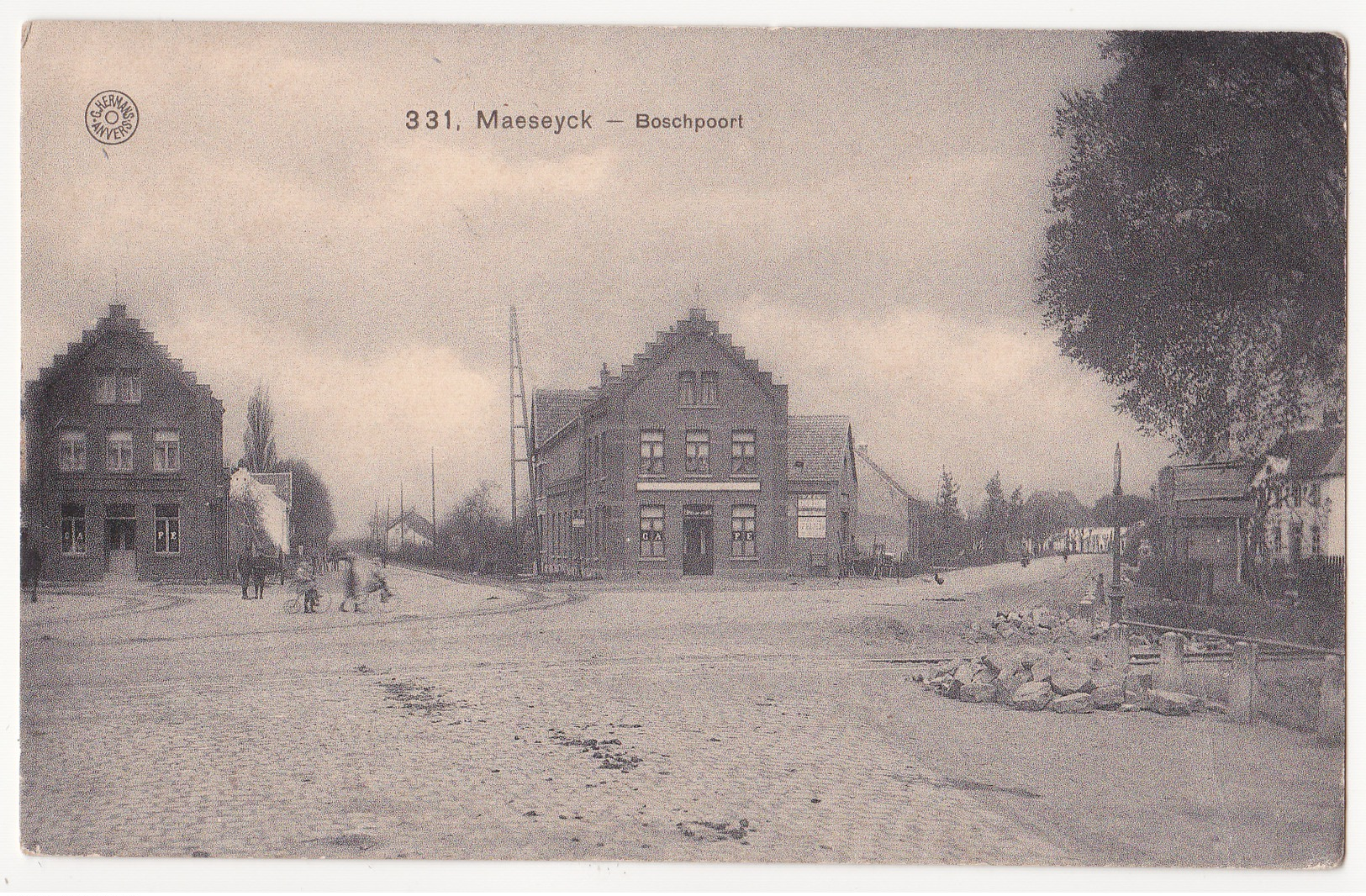 Maaseik: Boschpoort.(Erster Weltkrieg, 1918.) - Maaseik