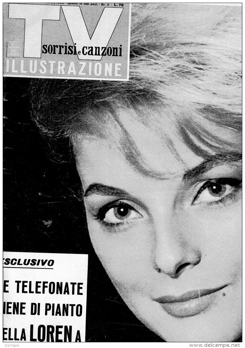 TV Sorrisi E Canzoni Illustrazione - N. 8 Del 21 Febbraio 1965 - Virna Lisi - S. Loren - C. Ponti - Beatles - Altri & Non Classificati