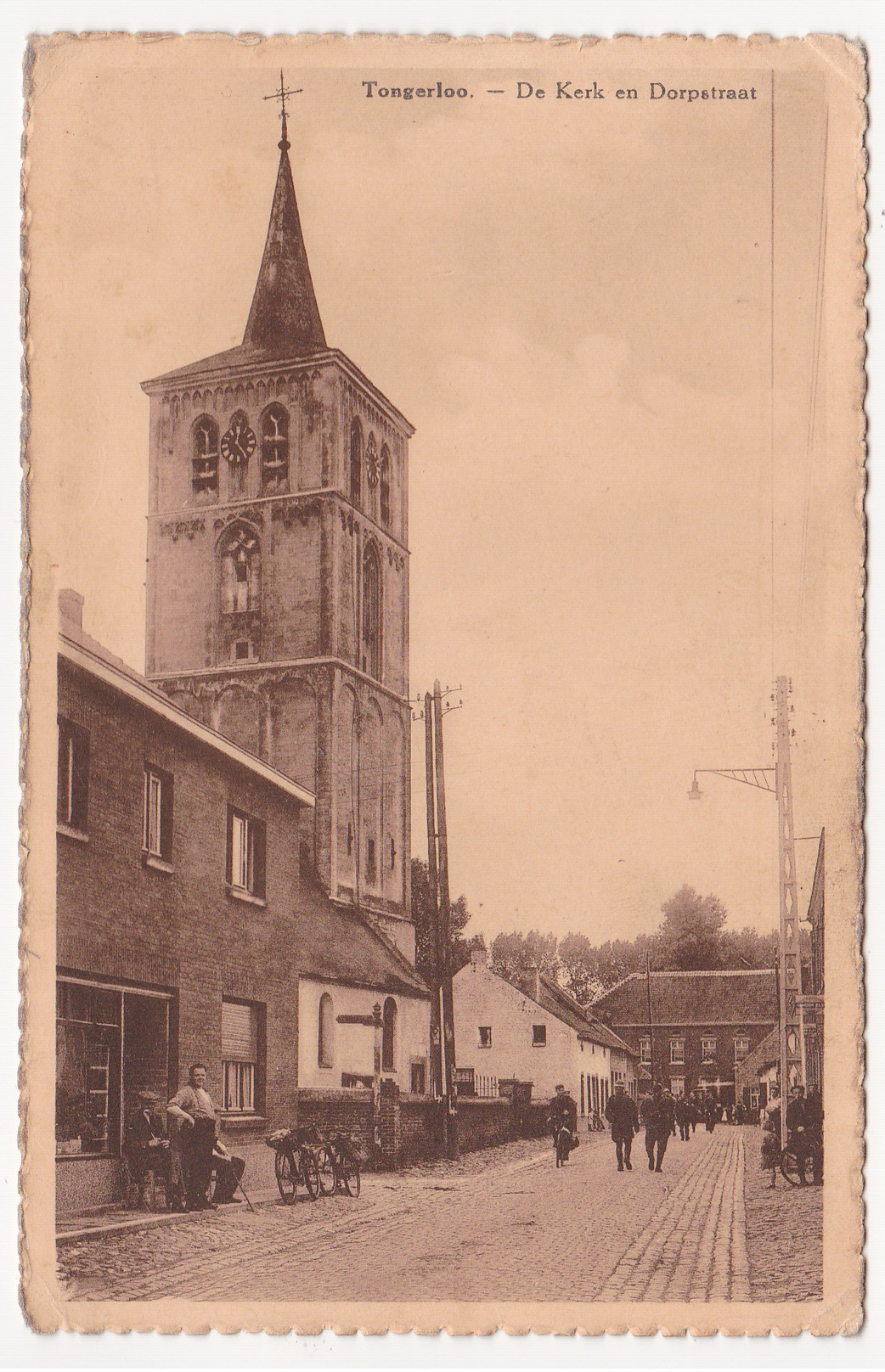 Tongerlo: Kerk En Dorpstraat. - Bree