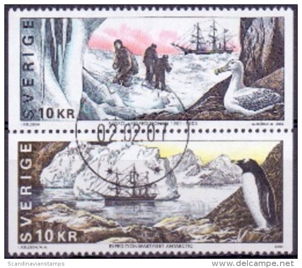 ZWEDEN 2002 Zuidpoolexpeditie GB-USED - Used Stamps