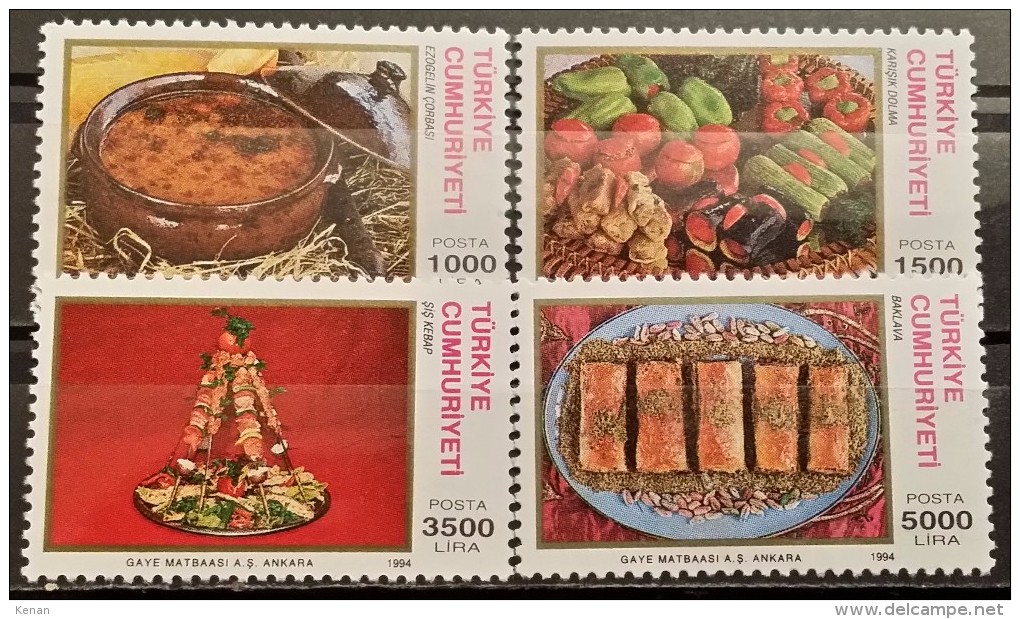 Turkey, 1994, Mi: 3013/16 (MNH) - Ungebraucht