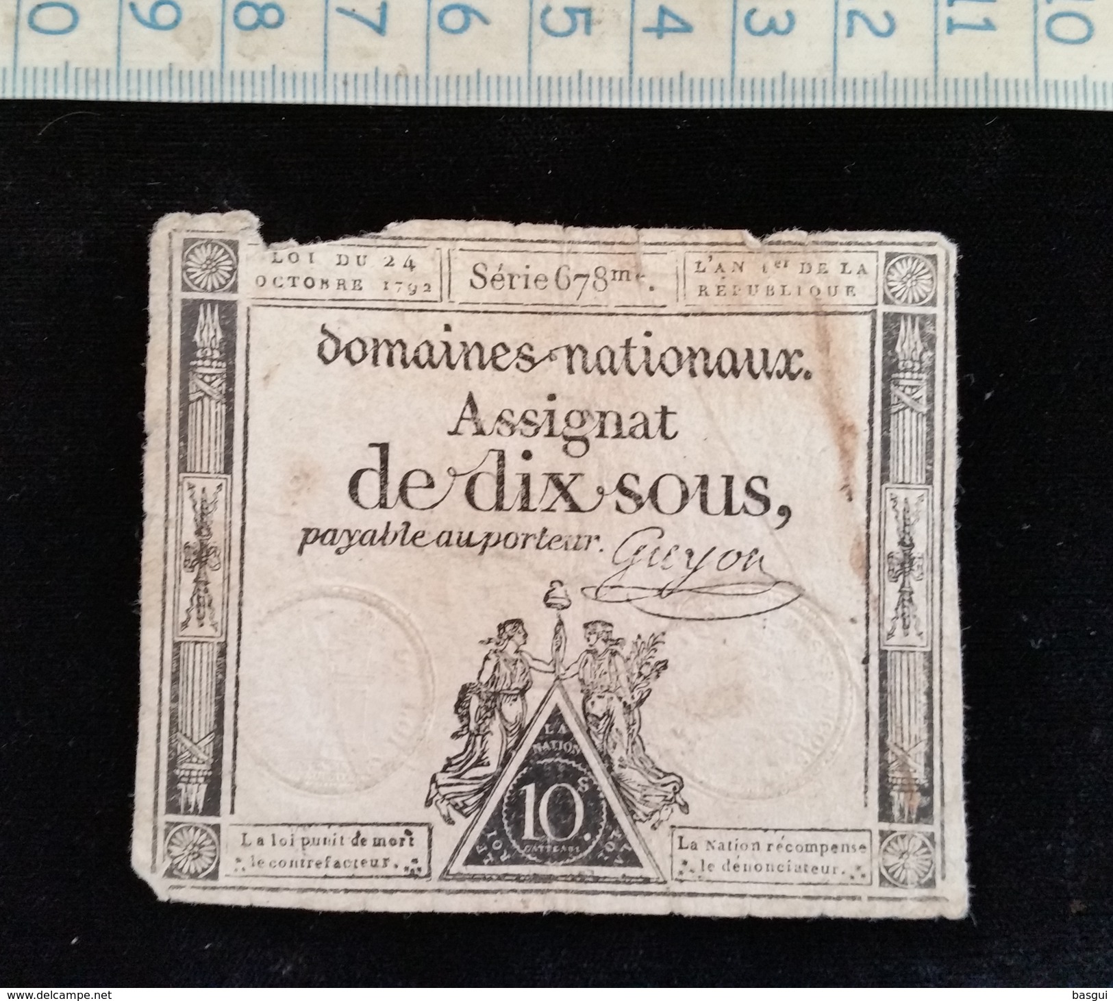 Assignat De 10 Sous - Assignats