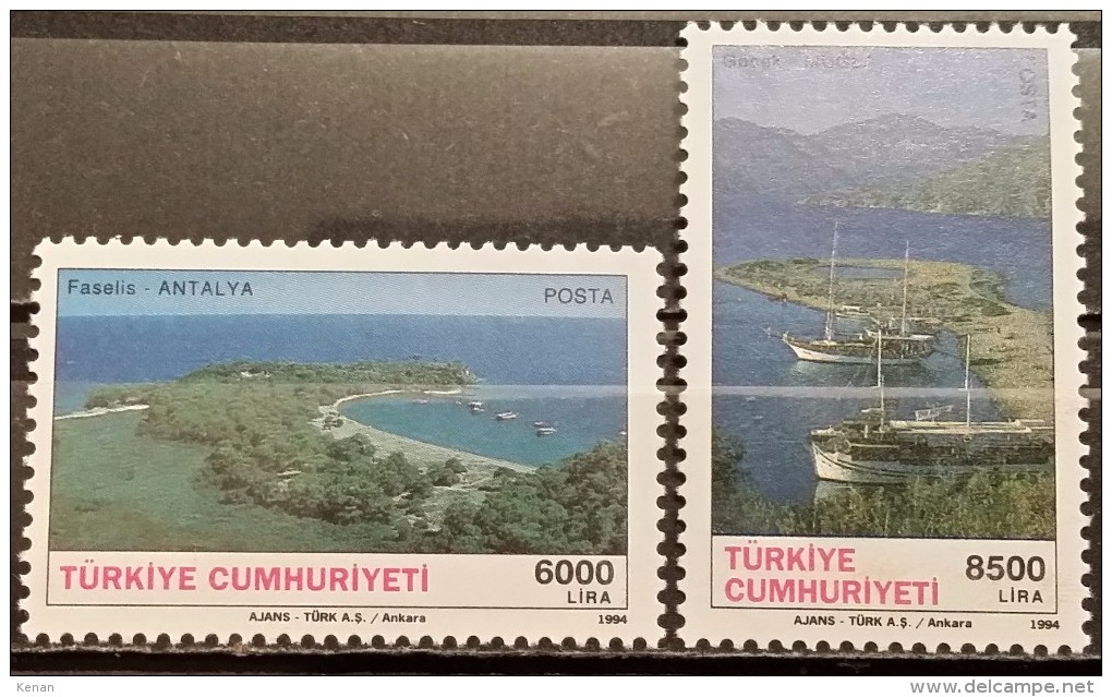 Turkey, 1994, Mi: 3019/20 (MNH) - Neufs