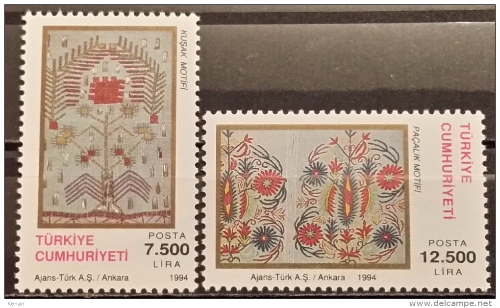 Turkey, 1994, Mi: 3029/30 (MNH) - Ungebraucht