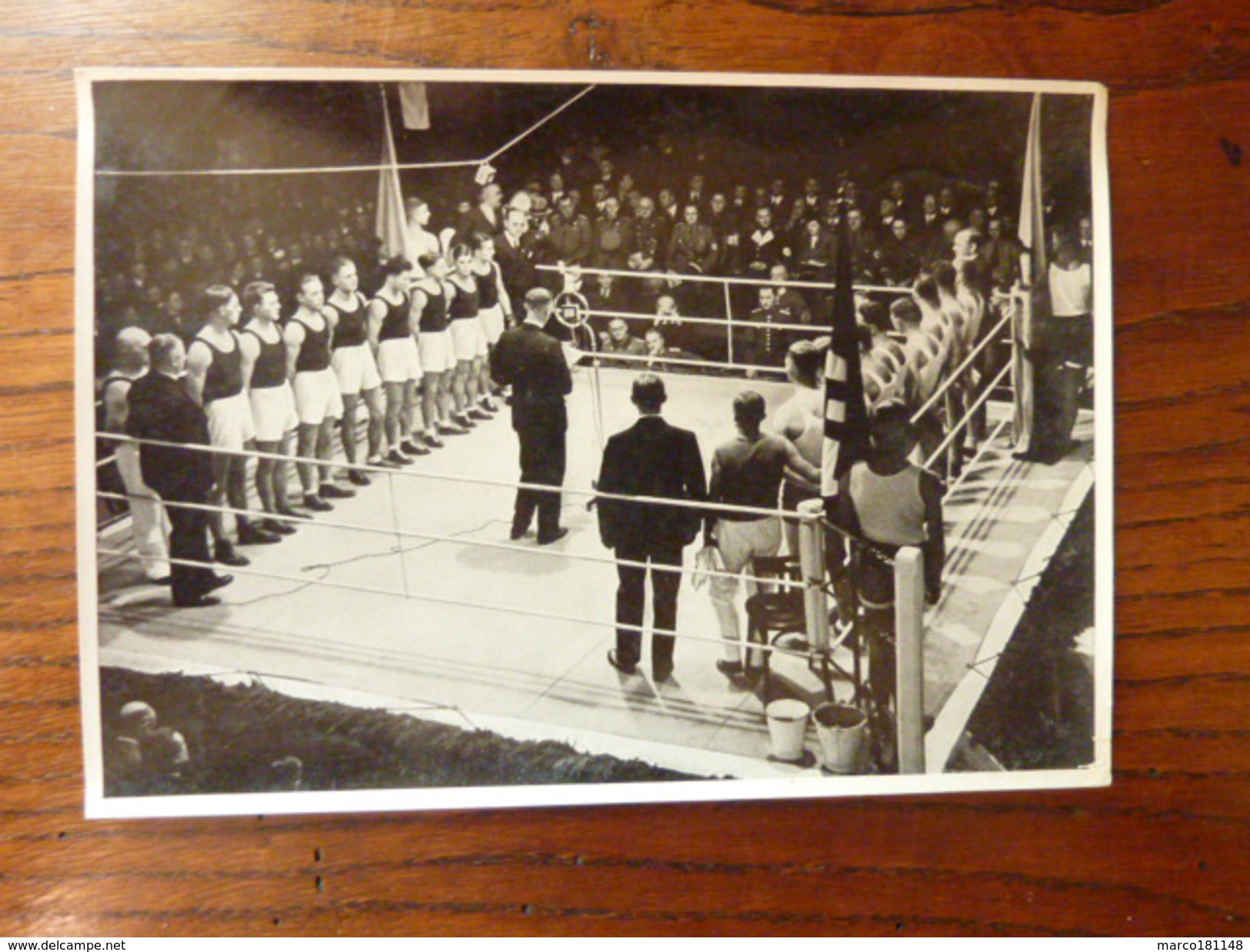 OLYMPIA 1936 - Band 1 - Bild Nr 145 Gruppe 55 - Boxe (Allemagne Pologne) - Sport