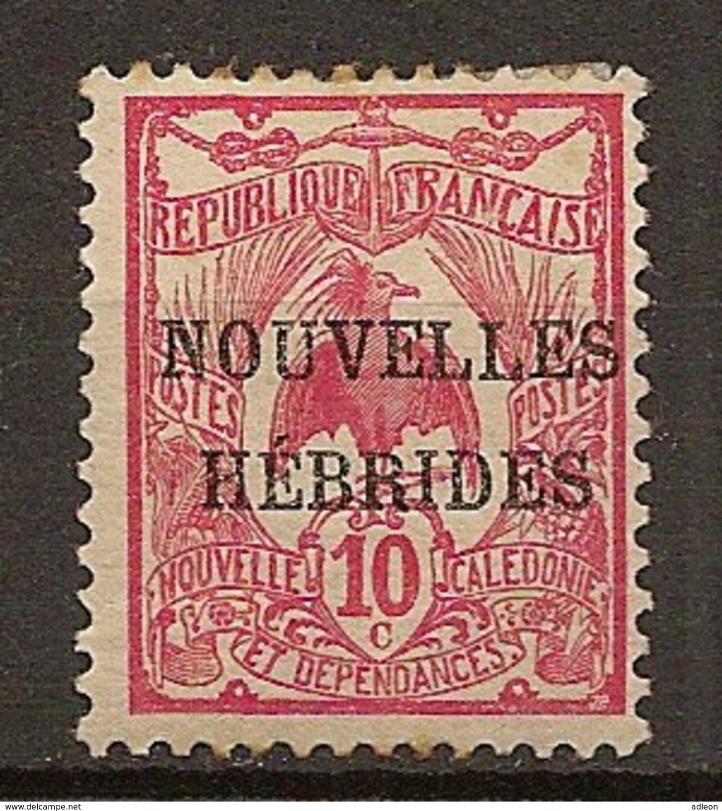 Nouvelles-Hébrides YT 2* - Unused Stamps