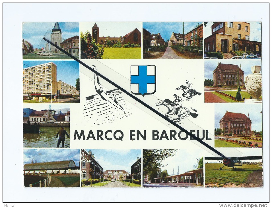 CPM  -  Marcq En Baroeul  - Multivues - Marcq En Baroeul