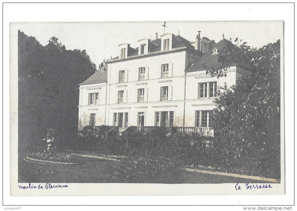 MONTMORENCY (95) Carte Photo Moulin De Clervaux Terrasse - Montmorency