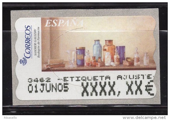 España 2005. ATM De Ajuste. Sammer Gallery Bodegon De Farmacia. MNH. **. - Frankeermachines (EMA)