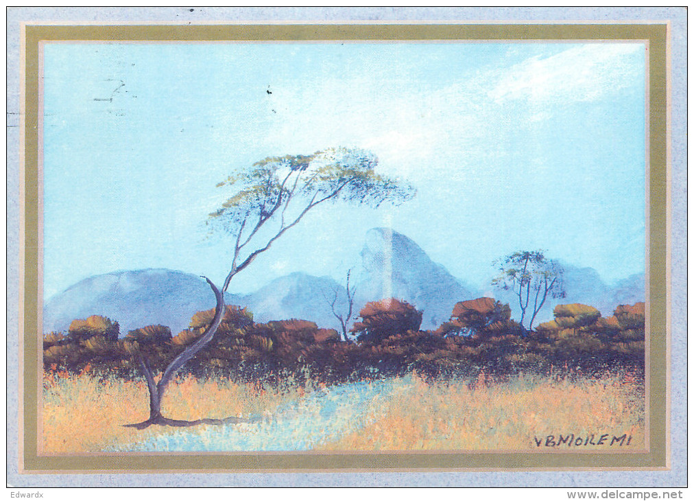 Landscape, Botswana Postcard Posted 2002 Stamp - Botswana