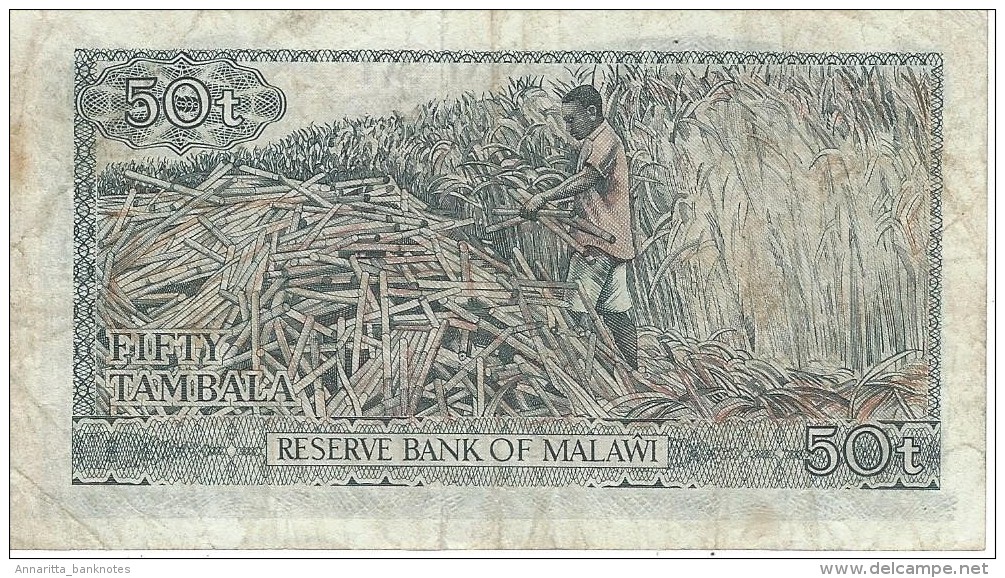 MALAWI 50 TAMBALA 1975 P-9c   [ MW109c ] - Malawi