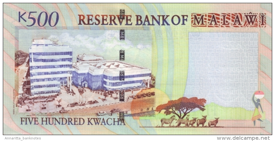 MALAWI 500 KWACHA 2005 P-56a UNC  [ MW148b ] - Malawi