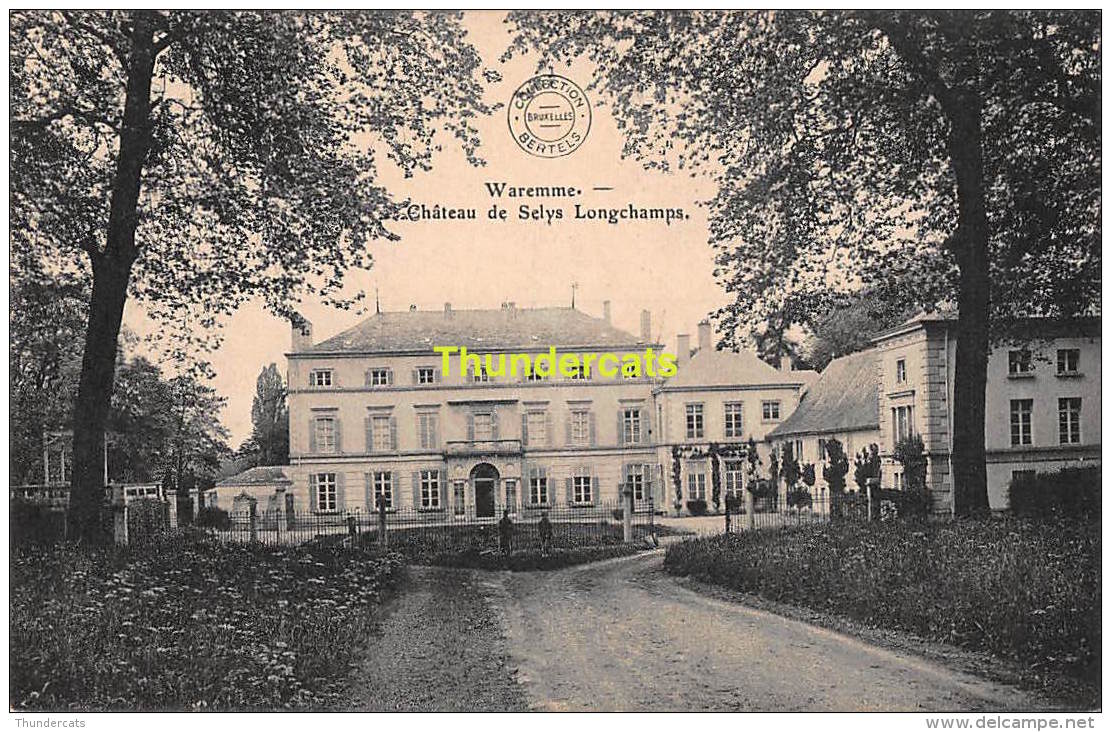 CPA WAREMME CHATEAU DE SELYS LONGCHAMPS - Waremme