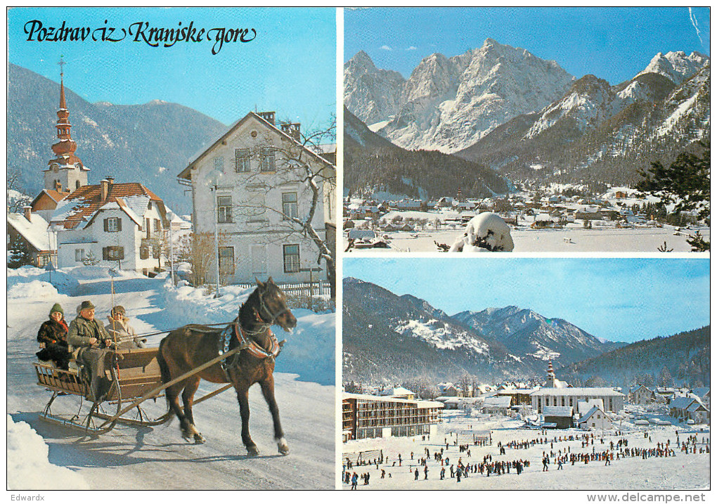 Kranjska Gora, Slovenia Postcard Posted 1987 Stamp - Slovenia