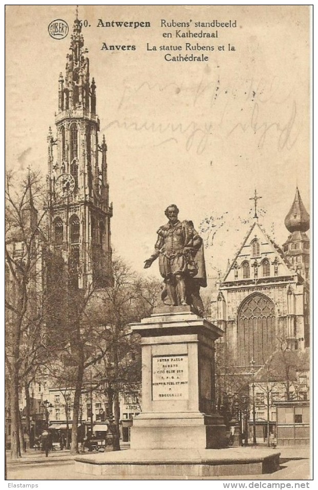 =AK BE 1925 ANTWERPEN - 1922-1927 Houyoux