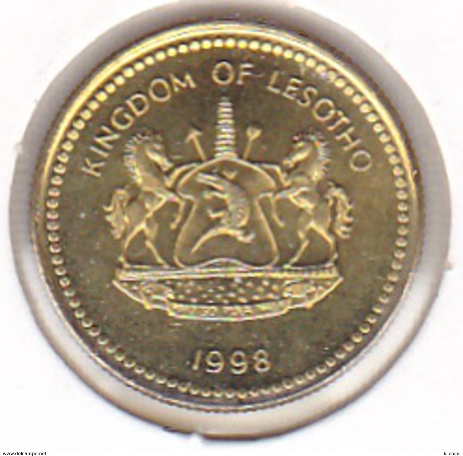 Lesotho - 20 Lisente 1998 UNC - Flowers - Lesotho