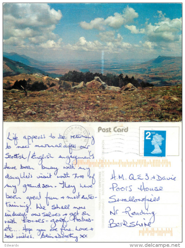 Ezulweni Valley, Swaziland Postcard Posted 2007 Stamp - Swaziland