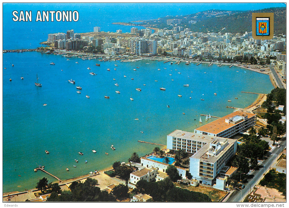 San Antonio, Ibiza, Spain Postcard Posted 1983 Stamp - Ibiza