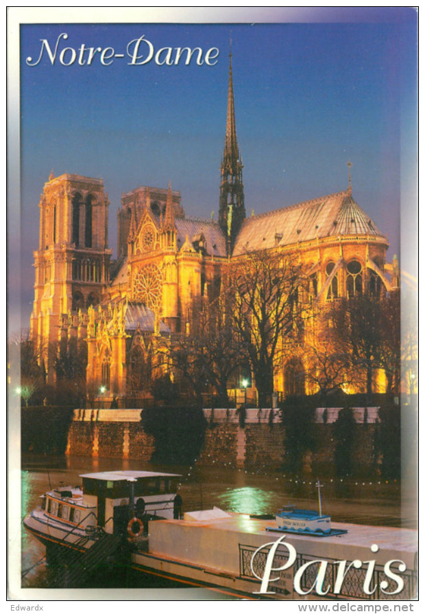 Notre-Dame, Paris, France Postcard Posted 2003 Stamp - Notre Dame De Paris