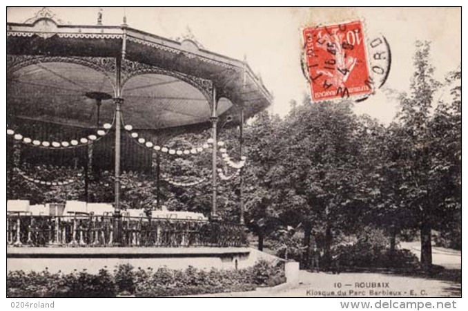 Dep 59 - Roubais - Kiosque Du Parc Barbieux : Achat Immédiat - Roubaix