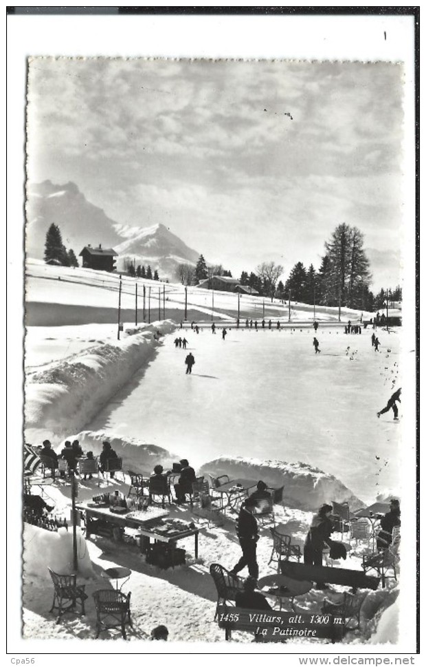 VILLARS Sur OLLON - La Patinoire -  1955 - Ollon