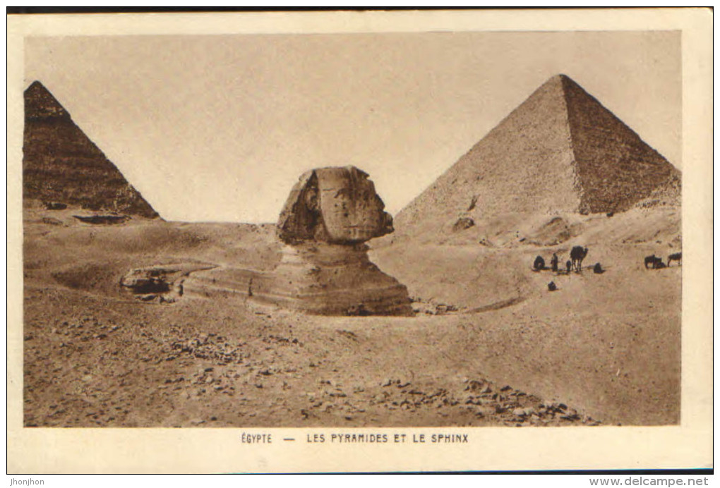 Egypte - Postcard Unused - Les Pyramides Et Le Sphinx - Sphinx