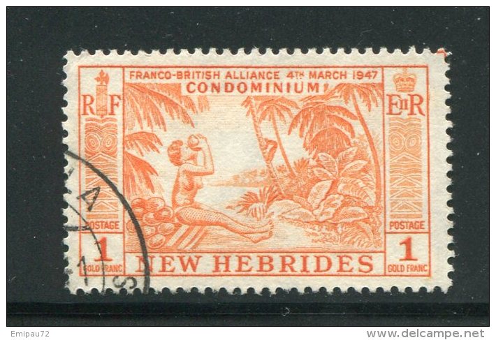 NOUVELLES HEBRIDES- Y&T N°183- Oblitéré - Used Stamps