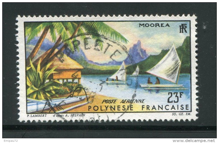 POLYNESIE- P.A Y&T N°9- Oblitéré - Used Stamps
