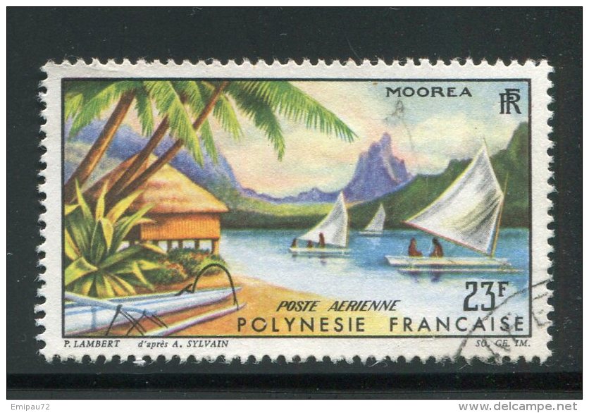 POLYNESIE- P.A Y&T N°9- Oblitéré - Used Stamps