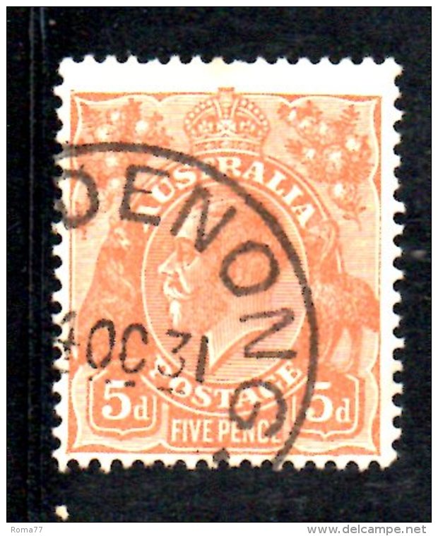 T794 - AUSTRALIA 1926, Gibbons N. 103a Usato . Dent 13 1/2 X 12 1/2 - Used Stamps