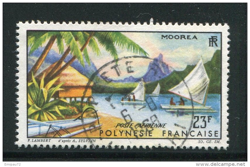 POLYNESIE- P.A Y&T N°9- Oblitéré (très Belle Oblitération) - Used Stamps