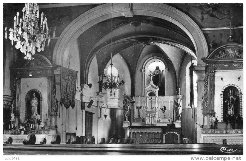 CPSM - SECOURT (57) - L'intérieur De L'Eglise En 1950 - Otros & Sin Clasificación