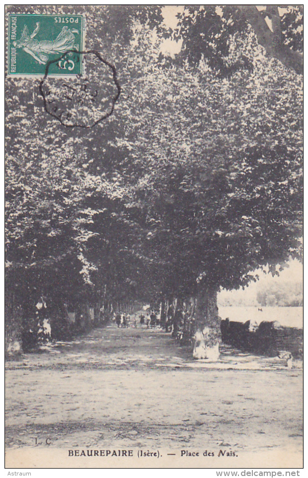 Cpa-38-beaurepaire-Pas Sur Delcampe-place Des Nais-edi L.C. - Beaurepaire