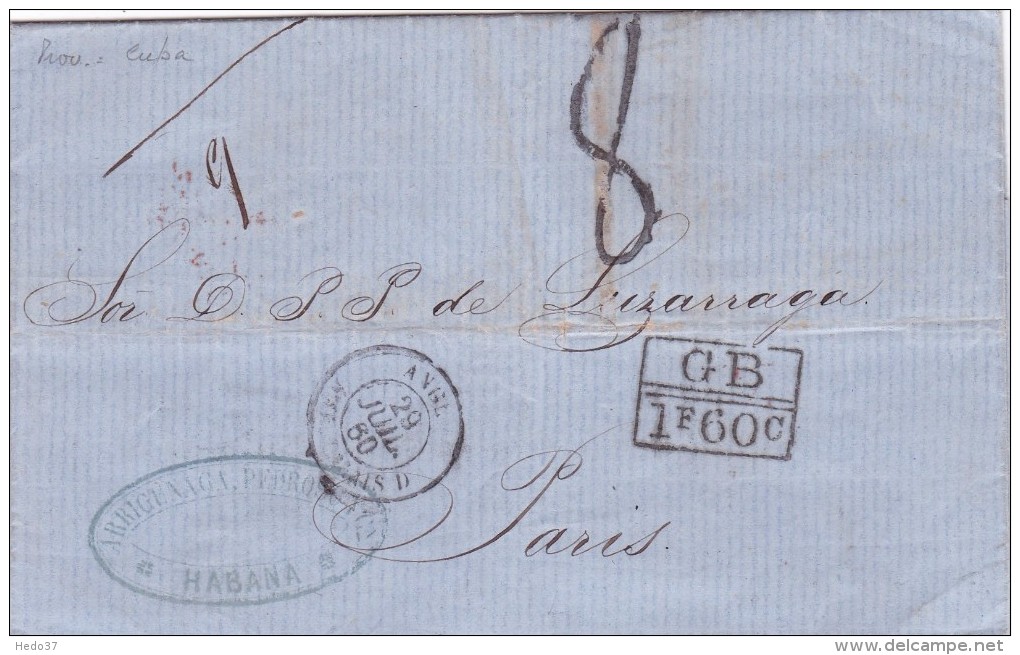 Cuba - Lettre - Prephilately