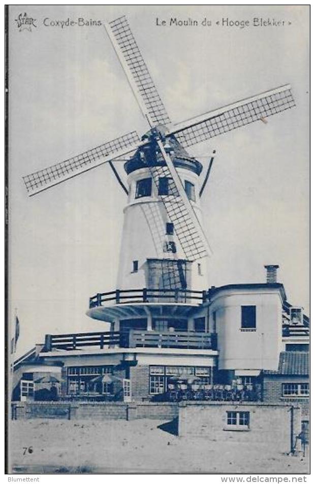 CPA Belgique Belgie Moulin à Vent Non Circulé Coxyde - Andere & Zonder Classificatie