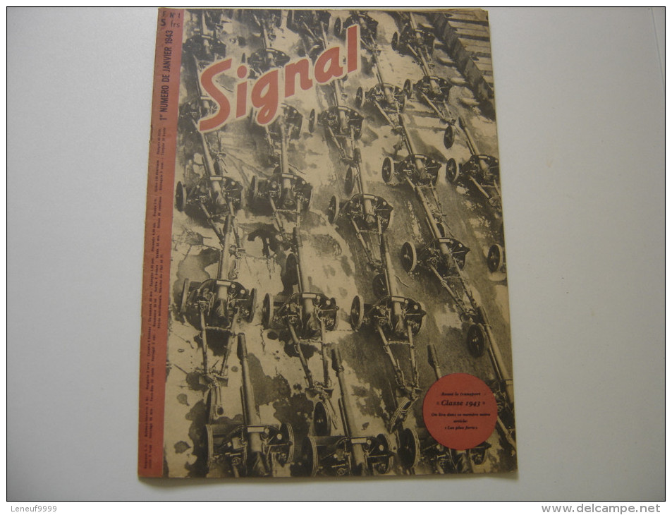 SIGNAL Revue De Propagande MILITARIA WWII N° 1 JANVIER 1943 French Issue - 1900 - 1949