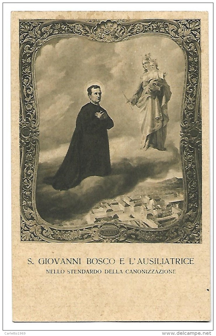 S.GIOVANNI BOSCO E L'AUSILIATRICE    VIAGGIATA FP - Saints