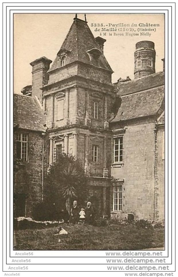 PAVILLON CHATEAU DE MAILLE  Plounevez Lochrist - Autres & Non Classés