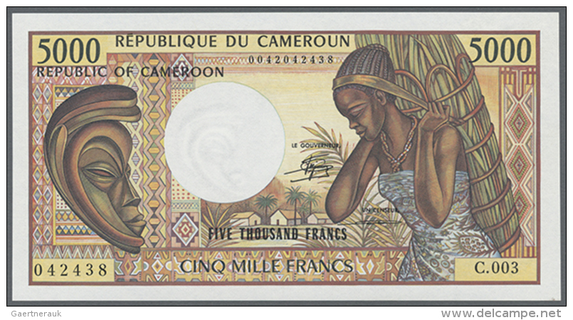 Cameroun: 5000 Francs ND P. 19 In Crisp Original Condition: UNC. (D) - Kameroen