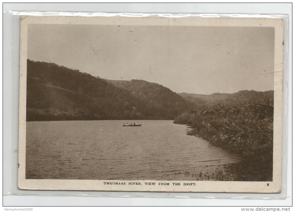 Africa Afrique Du Sud Province Kwazulu Natal Cachet Umkombaas River View From The Drift Pour Transvaal Marcophilie - Afrique Du Sud