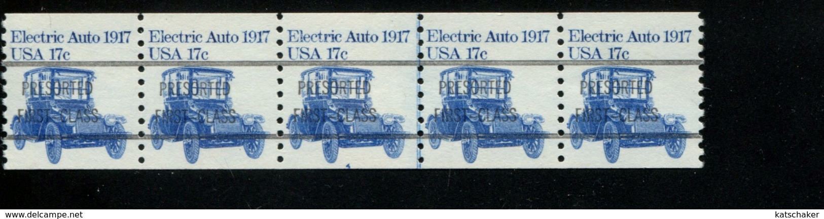 402801236 USA DB 1981 POSTFRIS MINT NEVER HINGED POSTFRISCH EINWANDFREI SCOTT 1906A PCN5 PLATE 4 TYPE 1 ELECTRIC AUTO - Rollenmarken (Plattennummern)