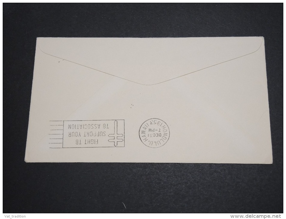 JAPON- Enveloppe 1 Er Vol  Japon / Hawaii En 1953 - A Voir - L  4066 - Covers & Documents