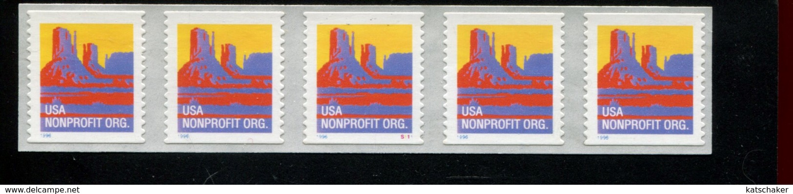 402809522 USA DB 1996 POSTFRIS MINT NEVER HINGED POSTFRISCH EINWANDFREI SCOTT 2902B 2902 B BUTTE PCN5 PLATE S111 - Roulettes (Numéros De Planches)