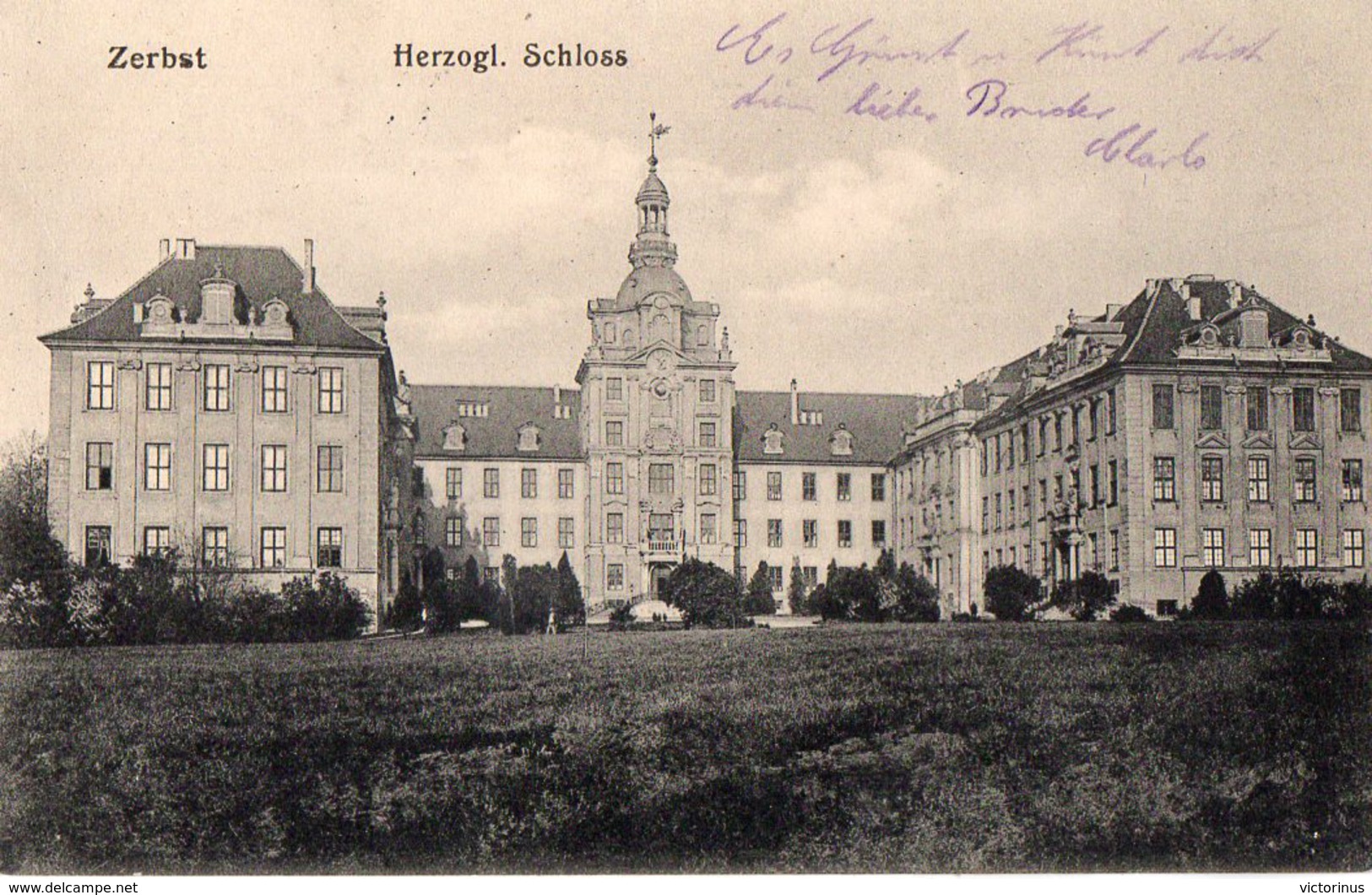 ZERBST  -  HERZOGL. SCHLOSS  -  Août 1916 - Zerbst