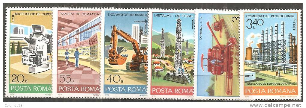 Romania 1978 Nuovo** - Mi.3530/35  Yv.3115/20 - Nuovi