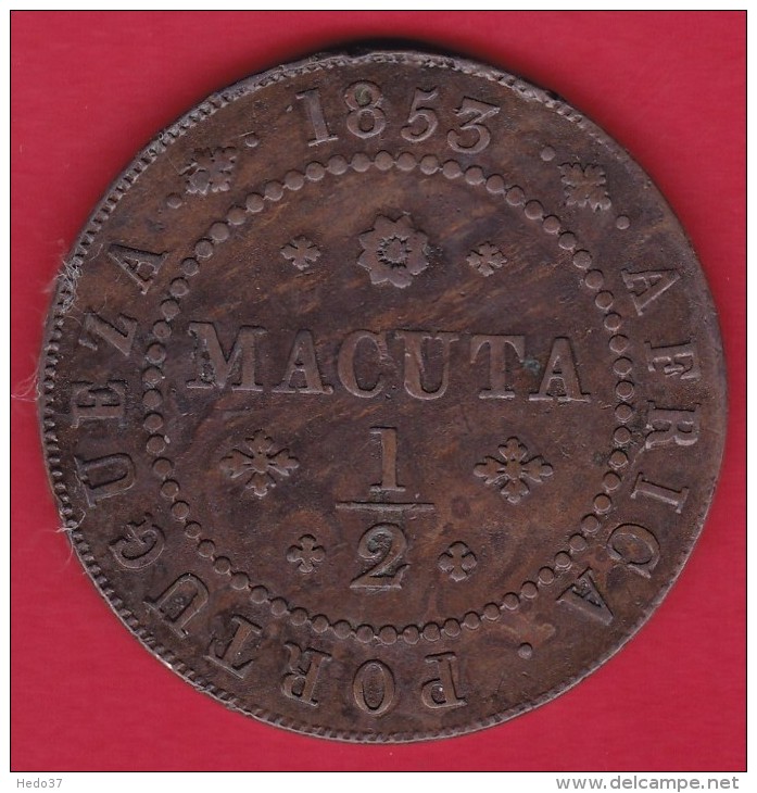 Angola - 1/2 Macuta 1853 - Angola