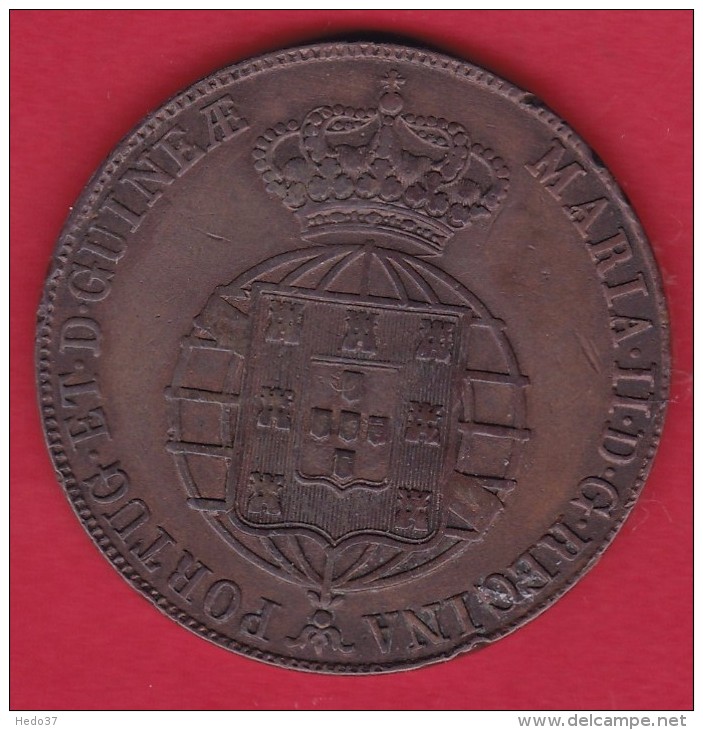 Angola - 1/2 Macuta 1853 - Angola