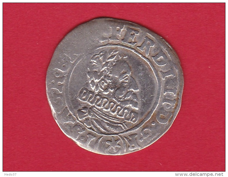 Bohème - Prague - Ferdinand II De Halsbourg ( 1617-1637 ) Argent - Tchécoslovaquie