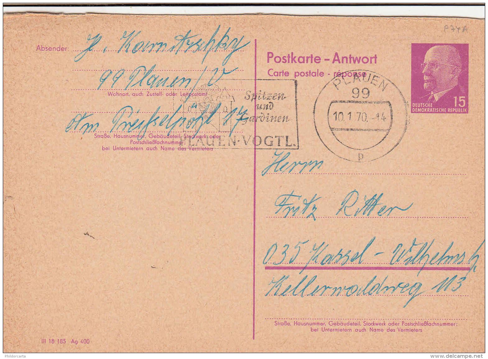 DDR - GSK - Postcards - Used